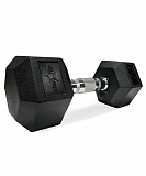 Гантель обрезиненная DB-301 10 кг, черная