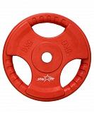 Диск обрезиненный BB-201 5 кг, d=26 мм, красный