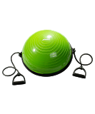 Полусфера "BOSU" GB-501 с эспандерами, зеленый