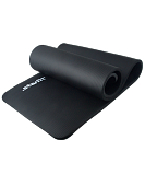 Коврик для йоги FM-301 NBR 183x58x1,5 см, черный