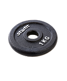 Диск чугунный BB-204 1 кг, d=26 мм, черный