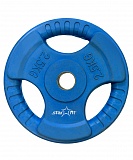 Диск обрезиненный BB-201 2,5 кг, d=26 мм, синий