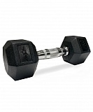 Гантель обрезиненная DB-301 7 кг, черная