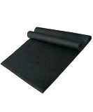 Коврик для йоги FM-101 PVC 173x61x0,3 см, черный